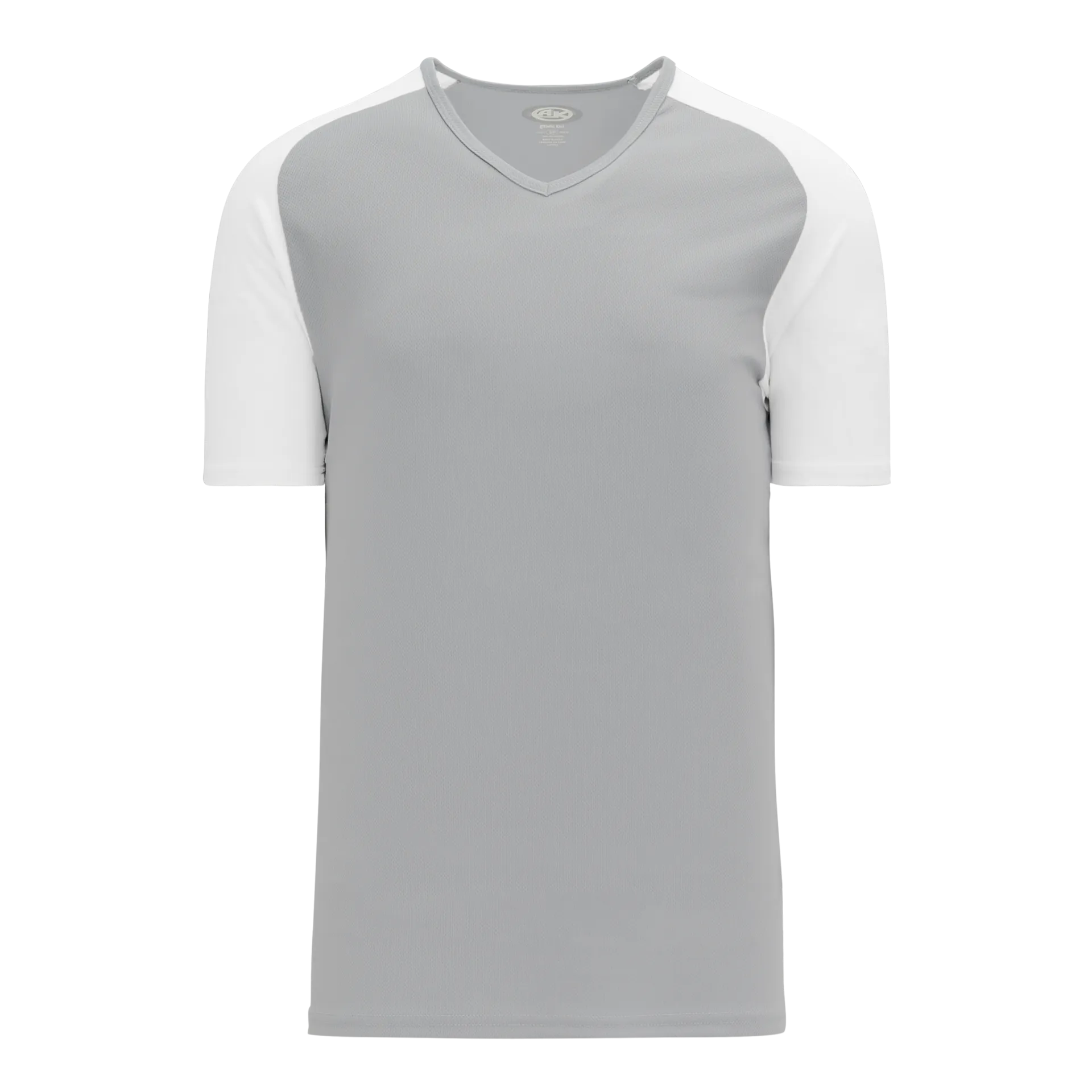 Athletic Knit (AK) S1375M-245 Mens Grey/White Soccer Jersey