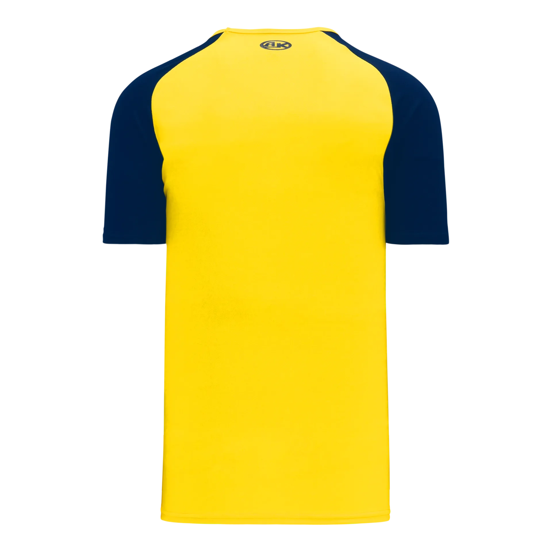 Athletic Knit (AK) S1375M-253 Mens Maize/Navy Soccer Jersey