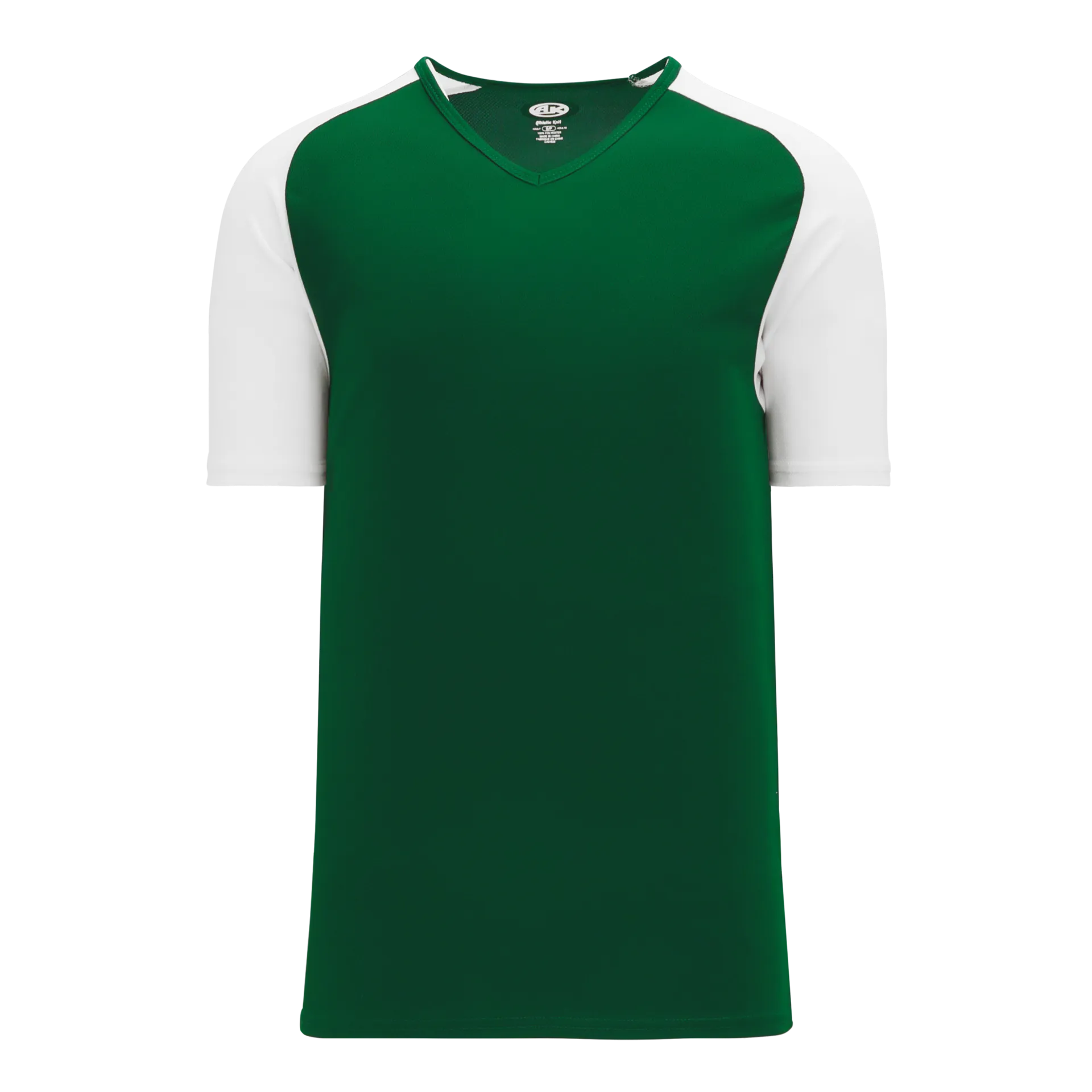 Athletic Knit (AK) S1375M-260 Mens Dark Green/White Soccer Jersey