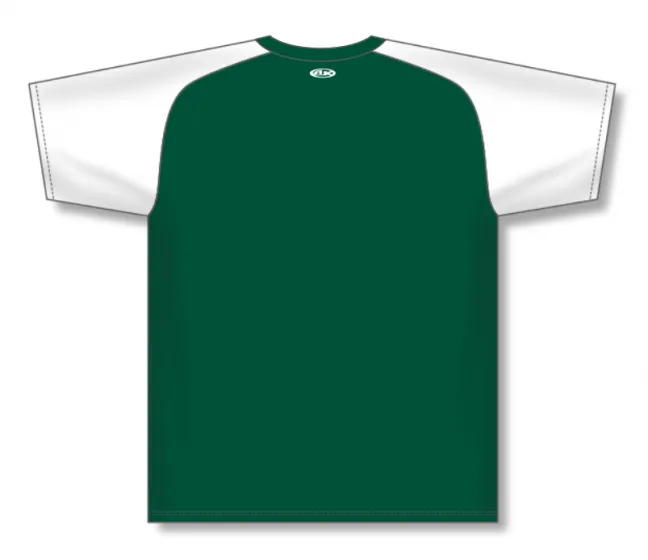 Athletic Knit (AK) S1375M-260 Mens Dark Green/White Soccer Jersey