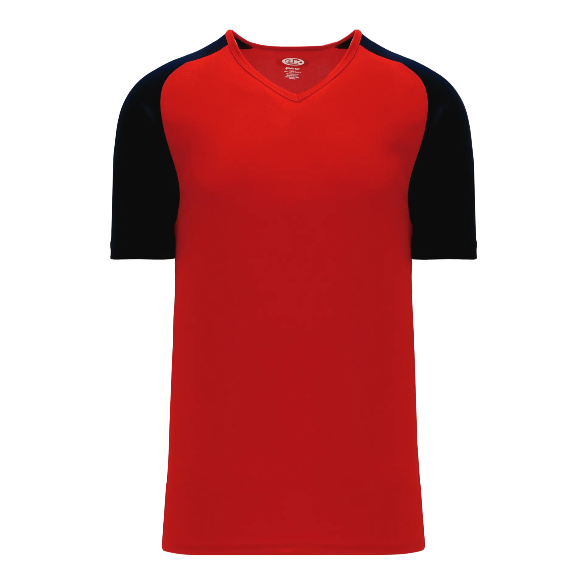 Athletic Knit (AK) S1375M-264 Mens Red/Black Soccer Jersey