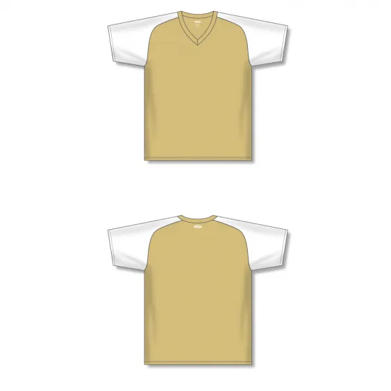 Athletic Knit (AK) S1375M-280 Mens Vegas Gold/White Soccer Jersey