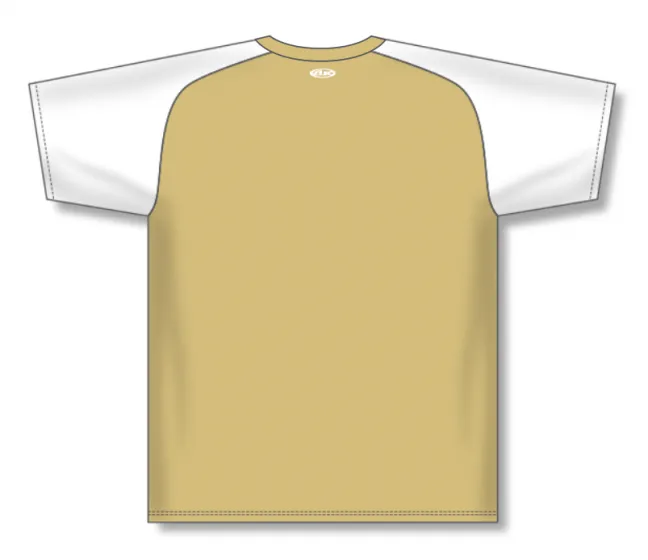 Athletic Knit (AK) S1375M-280 Mens Vegas Gold/White Soccer Jersey