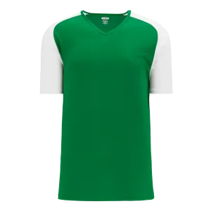 Athletic Knit (AK) S1375Y-210 Youth Kelly Green/White Soccer Jersey