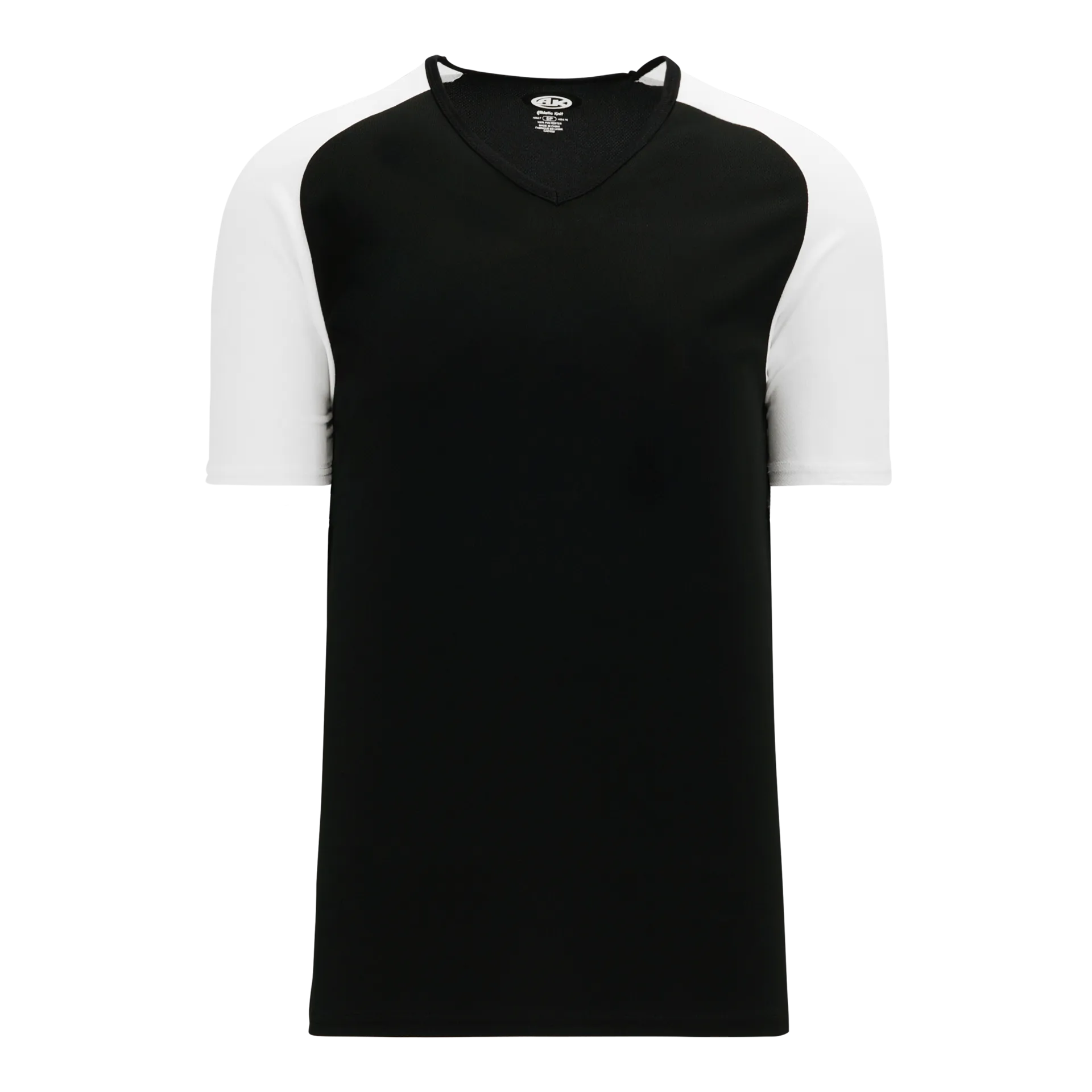 Athletic Knit (AK) S1375Y-221 Youth Black/White Soccer Jersey