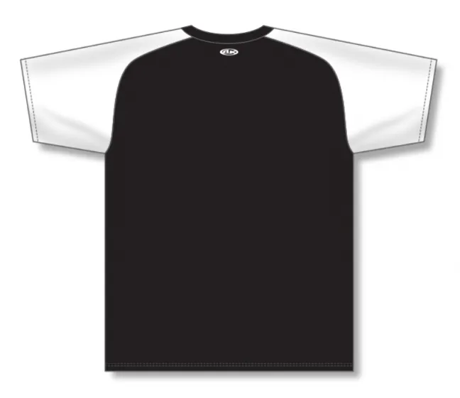 Athletic Knit (AK) S1375Y-221 Youth Black/White Soccer Jersey