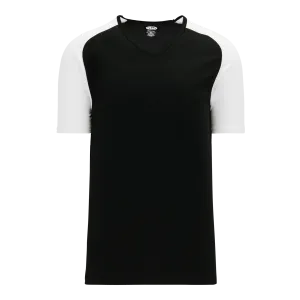 Athletic Knit (AK) S1375Y-221 Youth Black/White Soccer Jersey