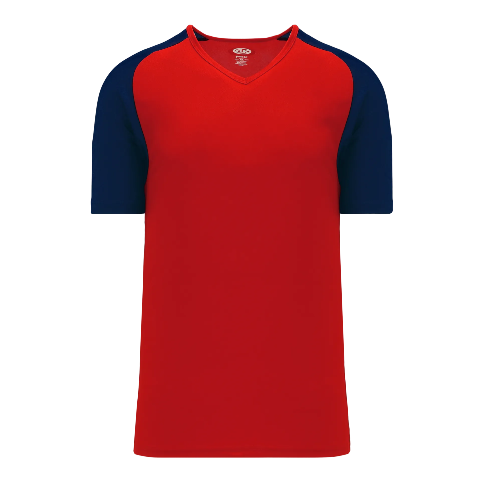 Athletic Knit (AK) S1375Y-268 Youth Red/Navy Soccer Jersey