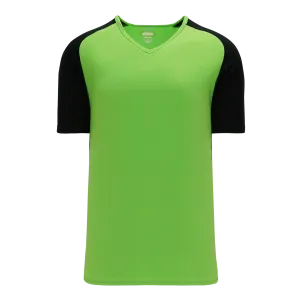 Athletic Knit (AK) S1375Y-269 Youth Lime Green/Black Soccer Jersey