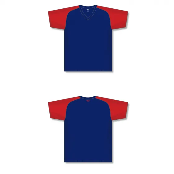 Athletic Knit (AK) S1375Y-285 Youth Navy/Red Soccer Jersey