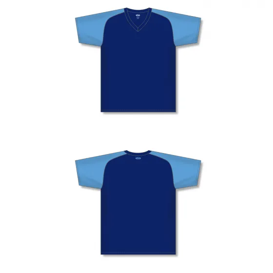 Athletic Knit (AK) S1375Y-287 Youth Navy/Sky Blue Soccer Jersey