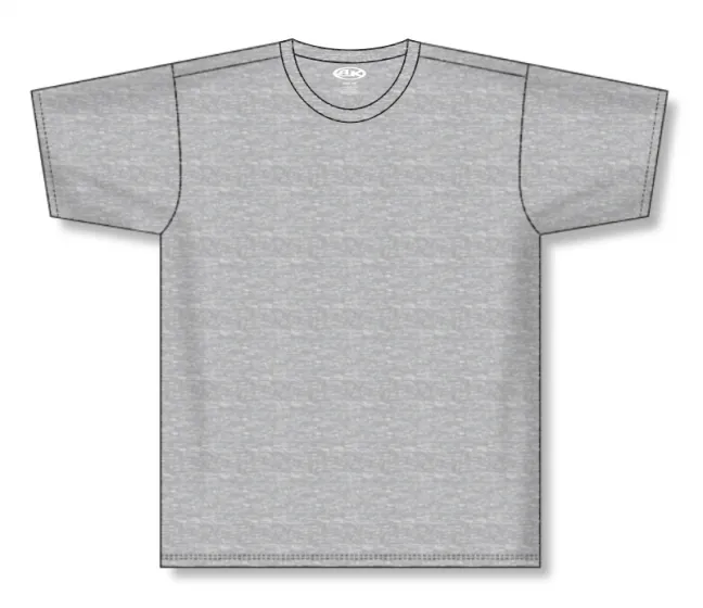 Athletic Knit (AK) S1800M-020 Mens Heather Grey Soccer Jersey