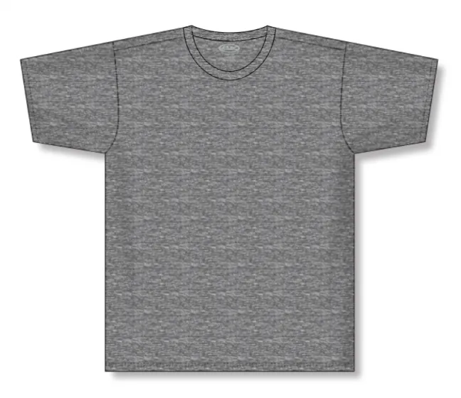 Athletic Knit (AK) S1800M-021 Mens Heather Charcoal Grey Soccer Jersey