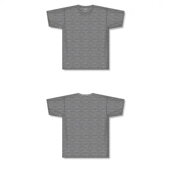 Athletic Knit (AK) S1800Y-021 Youth Heather Charcoal Grey Soccer Jersey