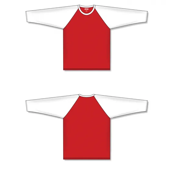 Athletic Knit (AK) S1846A-208 Adult Red/White Soccer Jersey