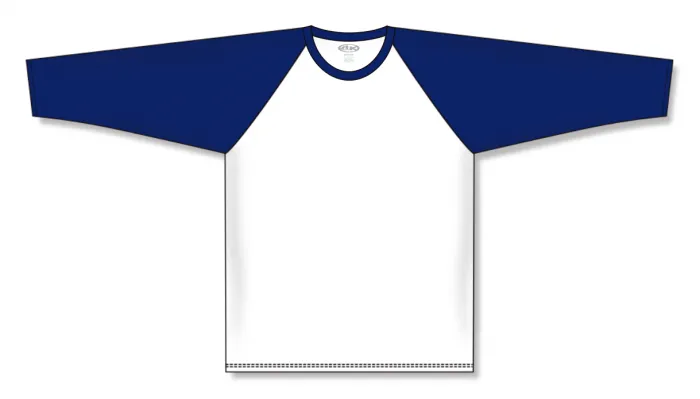 Athletic Knit (AK) S1846A-217 Adult White/Navy Soccer Jersey