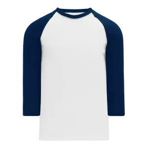 Athletic Knit (AK) S1846A-217 Adult White/Navy Soccer Jersey