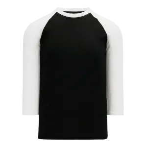 Athletic Knit (AK) S1846A-221 Adult Black/White Soccer Jersey