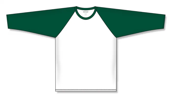 Athletic Knit (AK) S1846A-279 Adult White/Dark Green Soccer Jersey