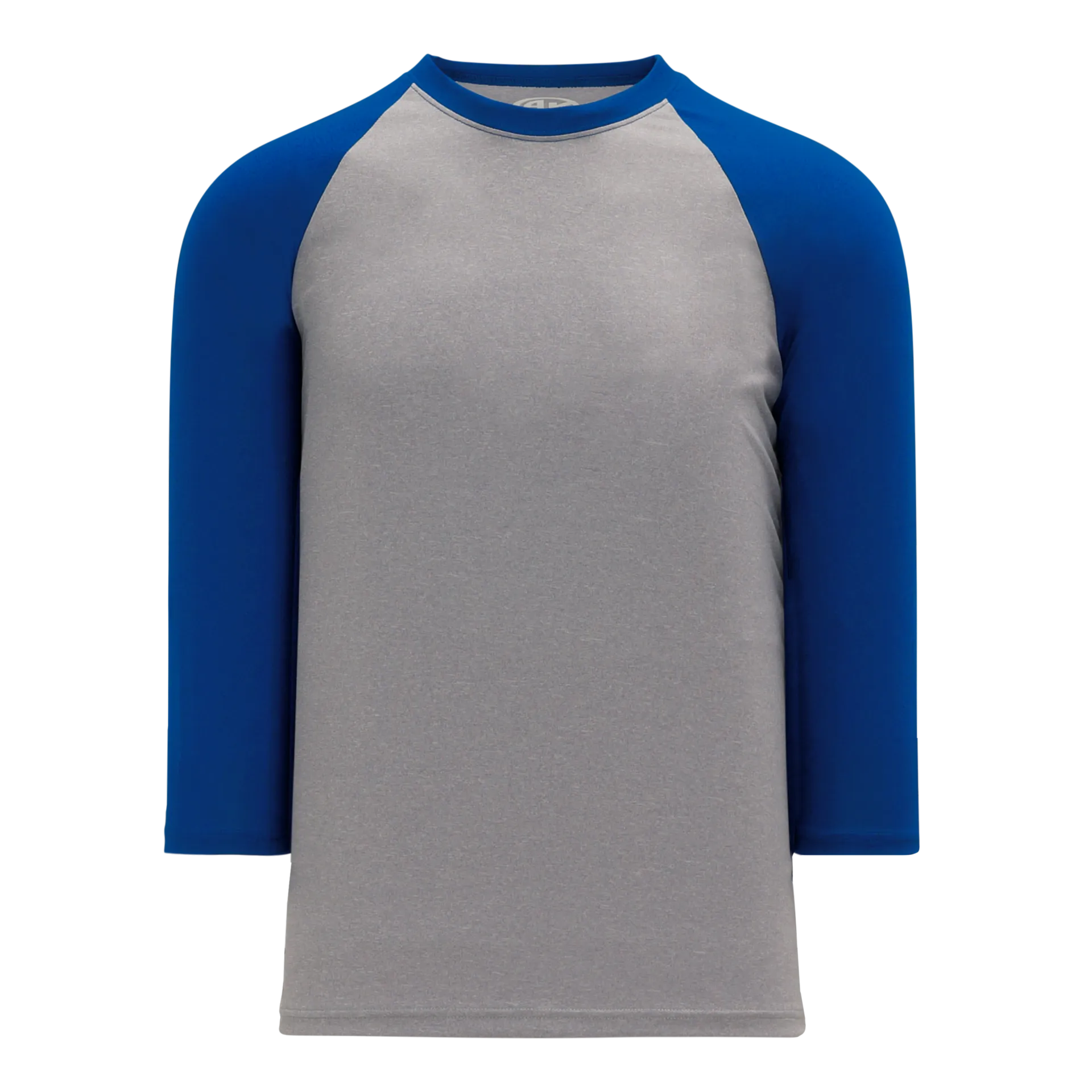 Athletic Knit (AK) S1846A-922 Adult Heather Grey/Royal Blue Soccer Jersey