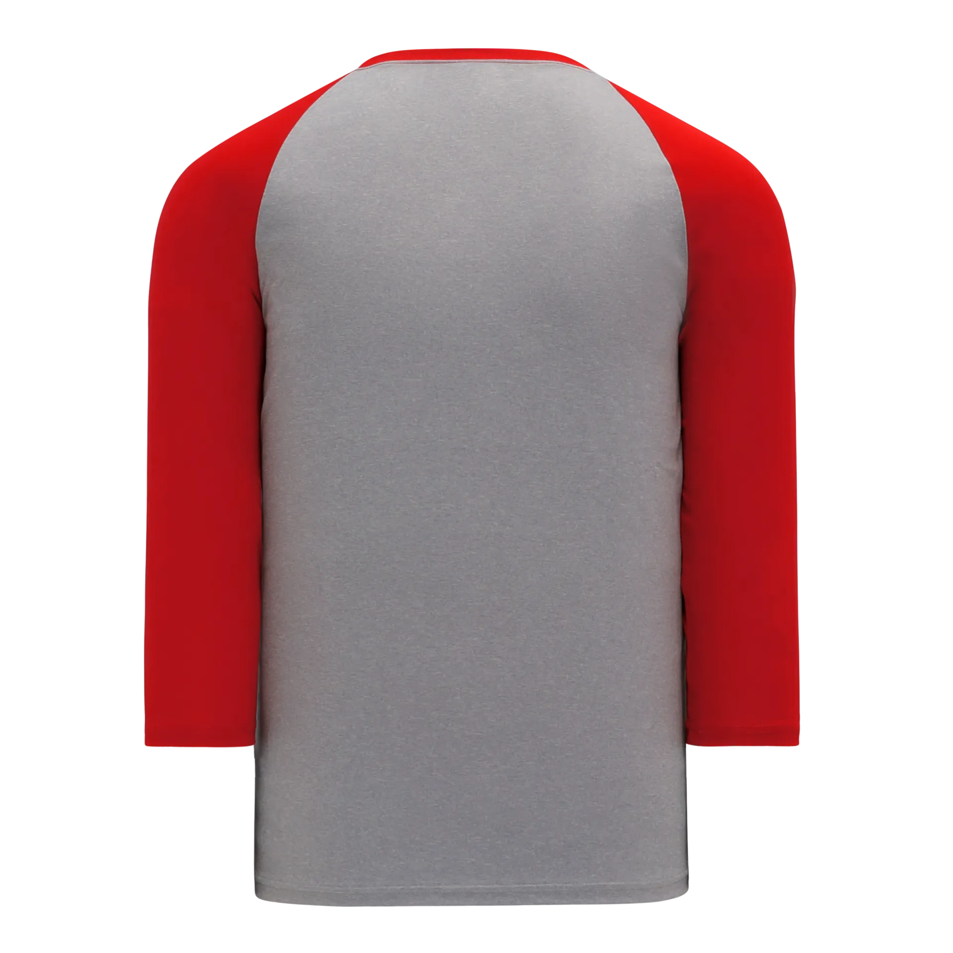 Athletic Knit (AK) S1846A-923 Adult Heather Grey/Red Soccer Jersey