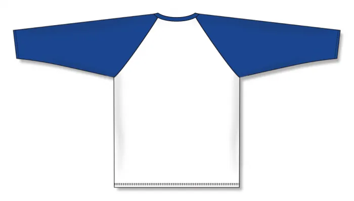 Athletic Knit (AK) S1846Y-207 Youth White/Royal Blue Soccer Jersey