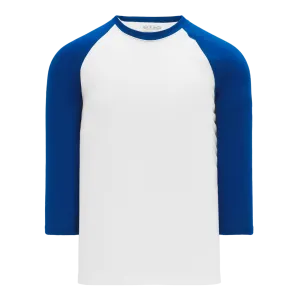 Athletic Knit (AK) S1846Y-207 Youth White/Royal Blue Soccer Jersey