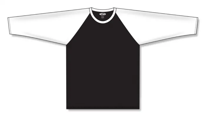 Athletic Knit (AK) S1846Y-221 Youth Black/White Soccer Jersey