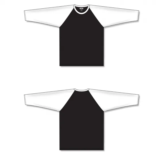 Athletic Knit (AK) S1846Y-221 Youth Black/White Soccer Jersey