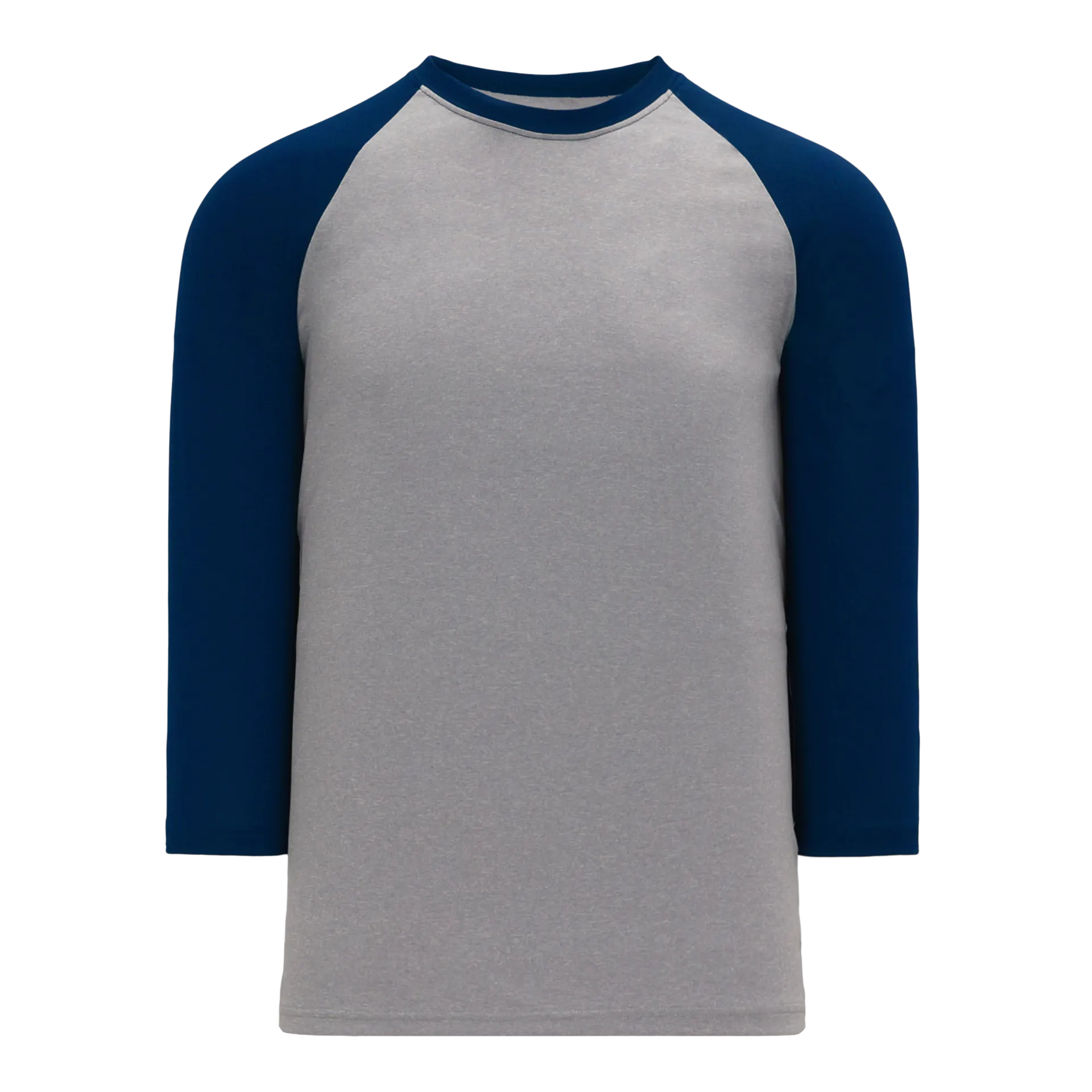 Athletic Knit (AK) S1846Y-921 Youth Heather Grey/Navy Soccer Jersey