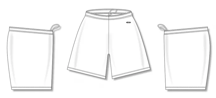 Athletic Knit (AK) SS1300L-000 Ladies White Soccer Shorts