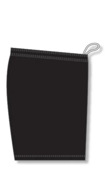 Athletic Knit (AK) SS1300L-001 Ladies Black Soccer Shorts