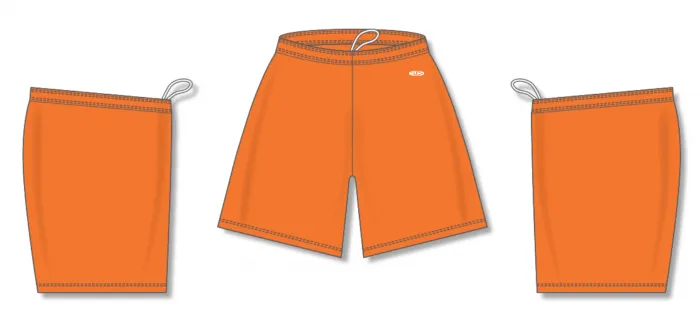 Athletic Knit (AK) SS1300L-064 Ladies Orange Soccer Shorts