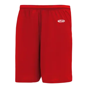 Athletic Knit (AK) SS1300M-005 Mens Red Soccer Shorts