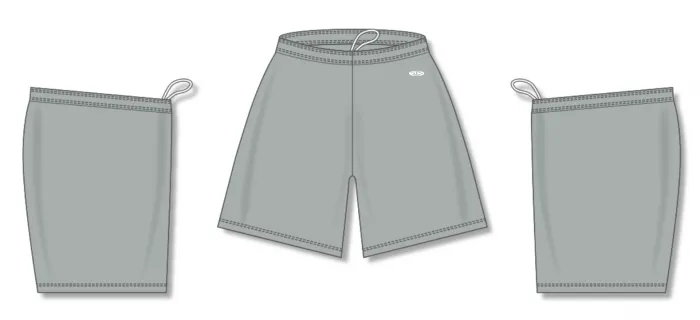 Athletic Knit (AK) SS1300M-012 Mens Grey Soccer Shorts