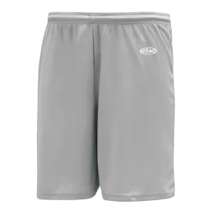 Athletic Knit (AK) SS1300M-012 Mens Grey Soccer Shorts