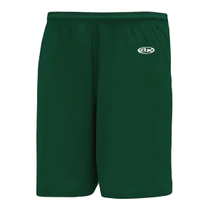 Athletic Knit (AK) SS1300M-029 Mens Dark Green Soccer Shorts