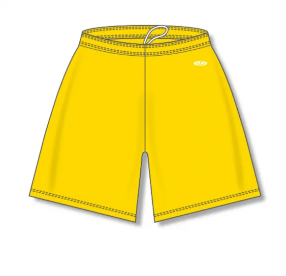 Athletic Knit (AK) SS1300M-055 Mens Maize Soccer Shorts