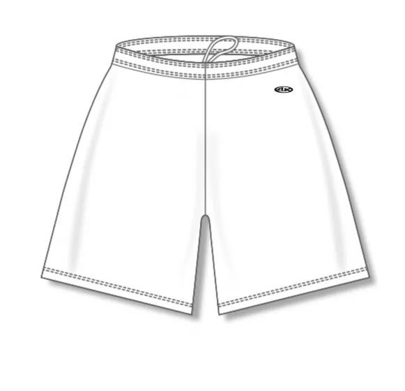 Athletic Knit (AK) SS1300Y-000 Youth White Soccer Shorts