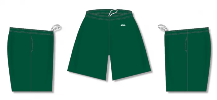 Athletic Knit (AK) SS1700M-029 Mens Dark Green Soccer Shorts