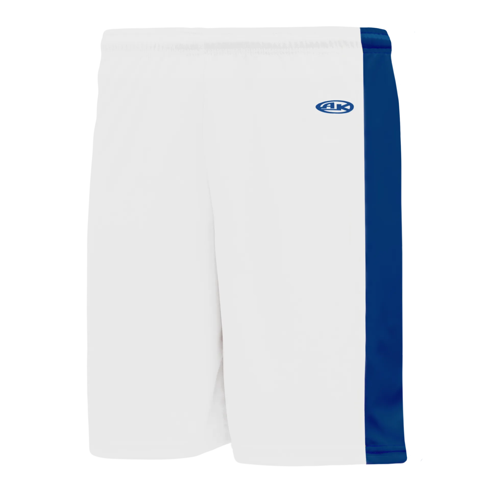 Athletic Knit (AK) SS9145L-207 Ladies White/Royal Blue Pro Soccer Shorts