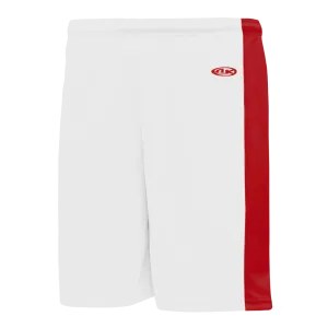 Athletic Knit (AK) SS9145L-209 Ladies White/Red Pro Soccer Shorts