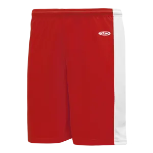 Athletic Knit (AK) SS9145Y-208 Youth Red/White Pro Soccer Shorts