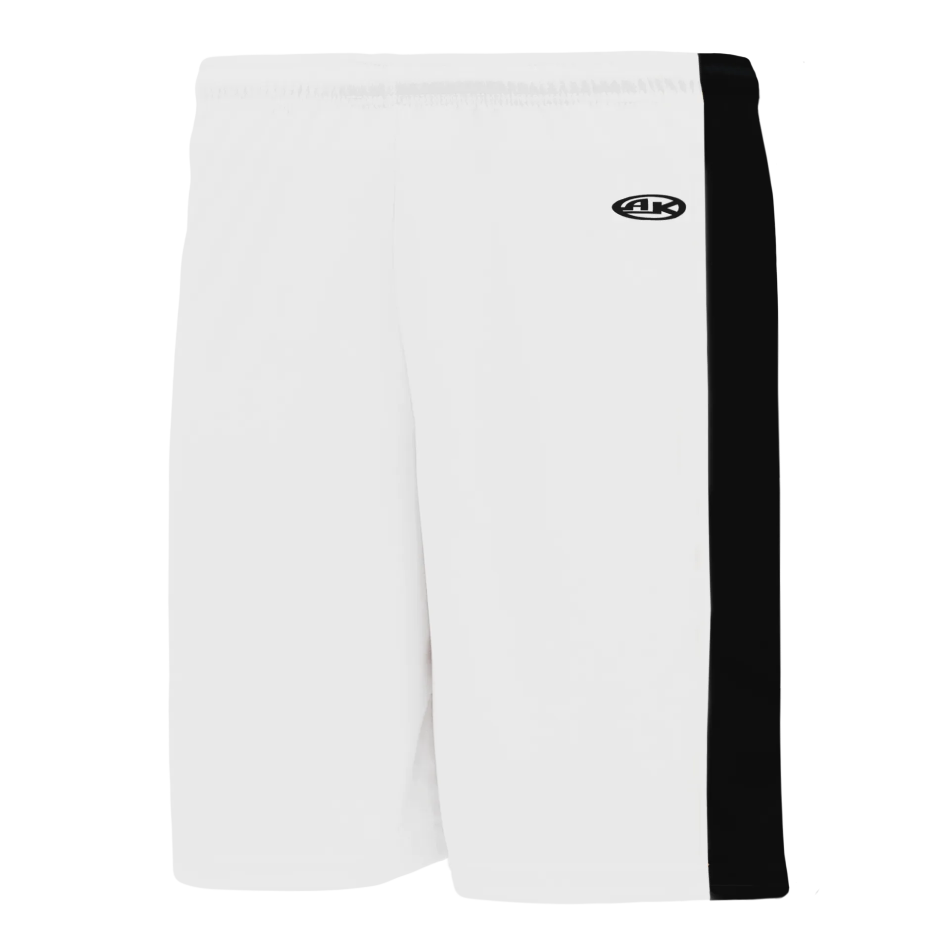 Athletic Knit (AK) SS9145Y-222 Youth White/Black Pro Soccer Shorts