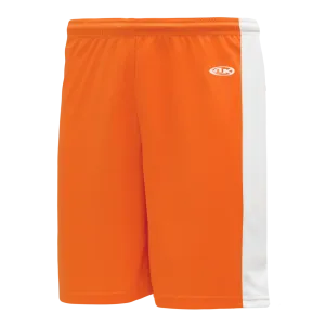 Athletic Knit (AK) SS9145Y-238 Youth Orange/White Pro Soccer Shorts