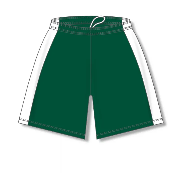 Athletic Knit (AK) SS9145Y-260 Youth Dark Green/White Pro Soccer Shorts