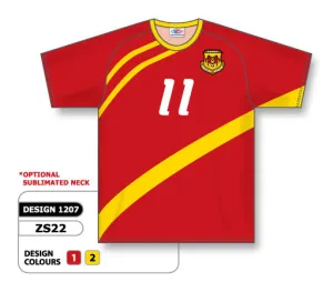 Athletic Knit Custom Sublimated Soccer Jersey Design 1207