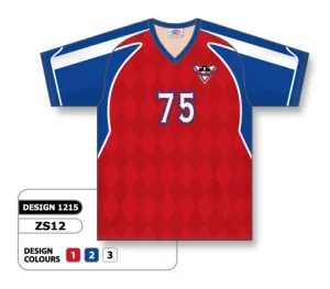 Athletic Knit Custom Sublimated Soccer Jersey Design 1215