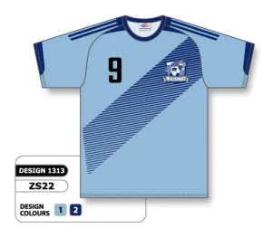 Athletic Knit Custom Sublimated Soccer Jersey Design 1313