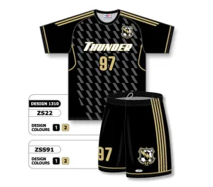 Athletic Knit Custom Sublimated Soccer Uniform Set Design 1310